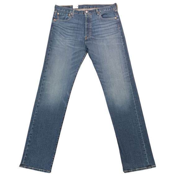 Levi's 501 Original Fit Men's Jeans Advanced Stretch Denim Medium Wash Sz 36x36 - Picture 1 of 14